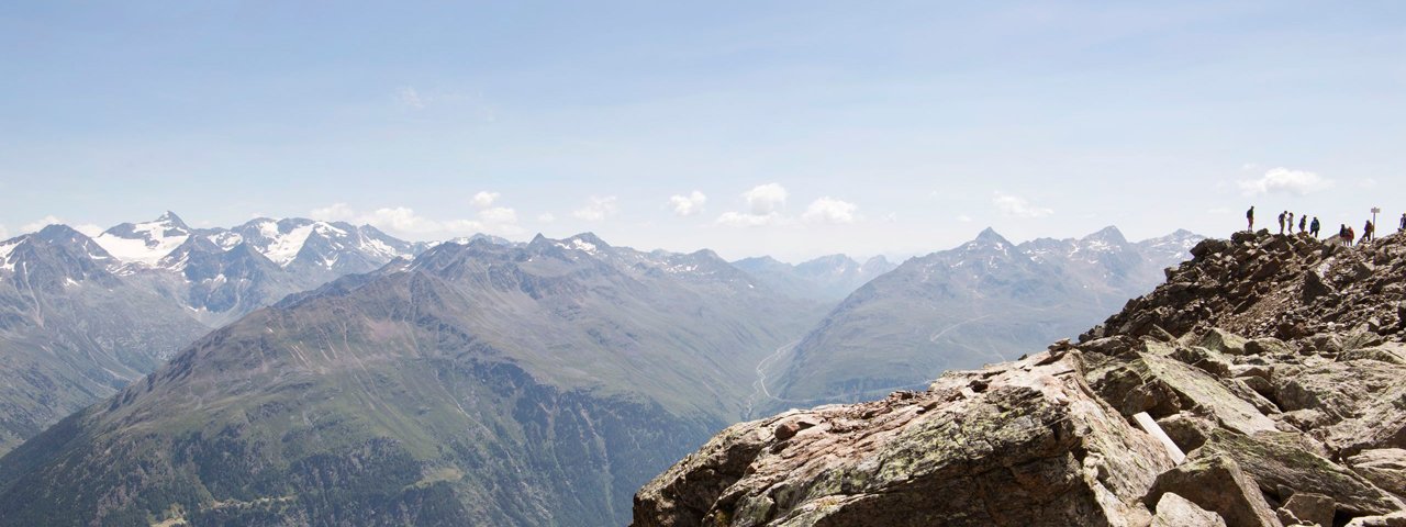 Weids uitzicht vanaf de Gaislachkogel