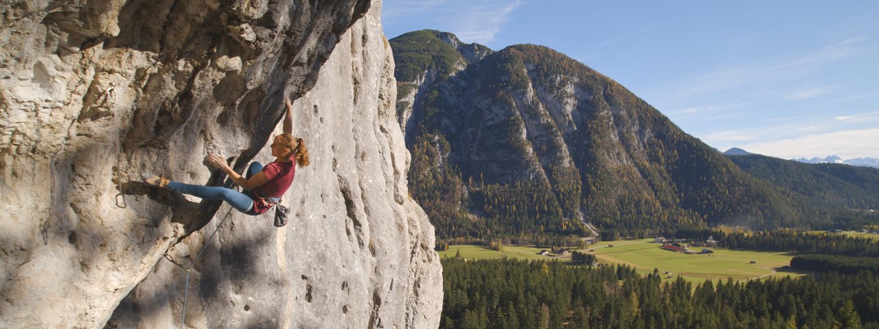 Kletterroute: Puls 2000 in Klettergarten Chinesische Mauer, © Alpsolut