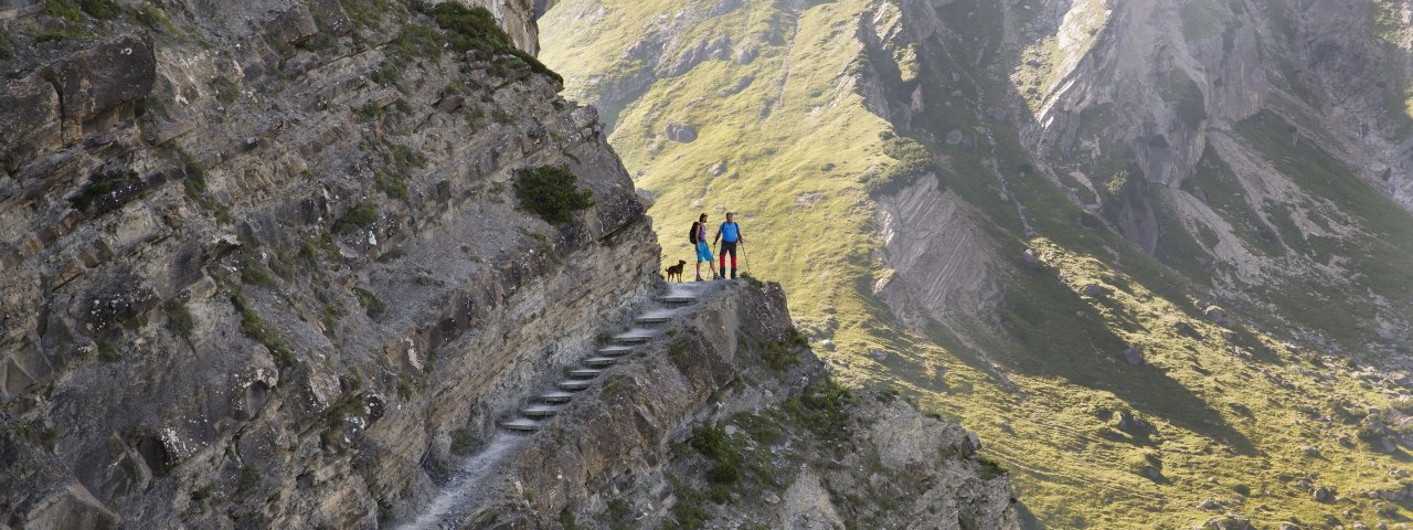 Drischlsteig van de Alpjoch naar de Muttekopfhütte