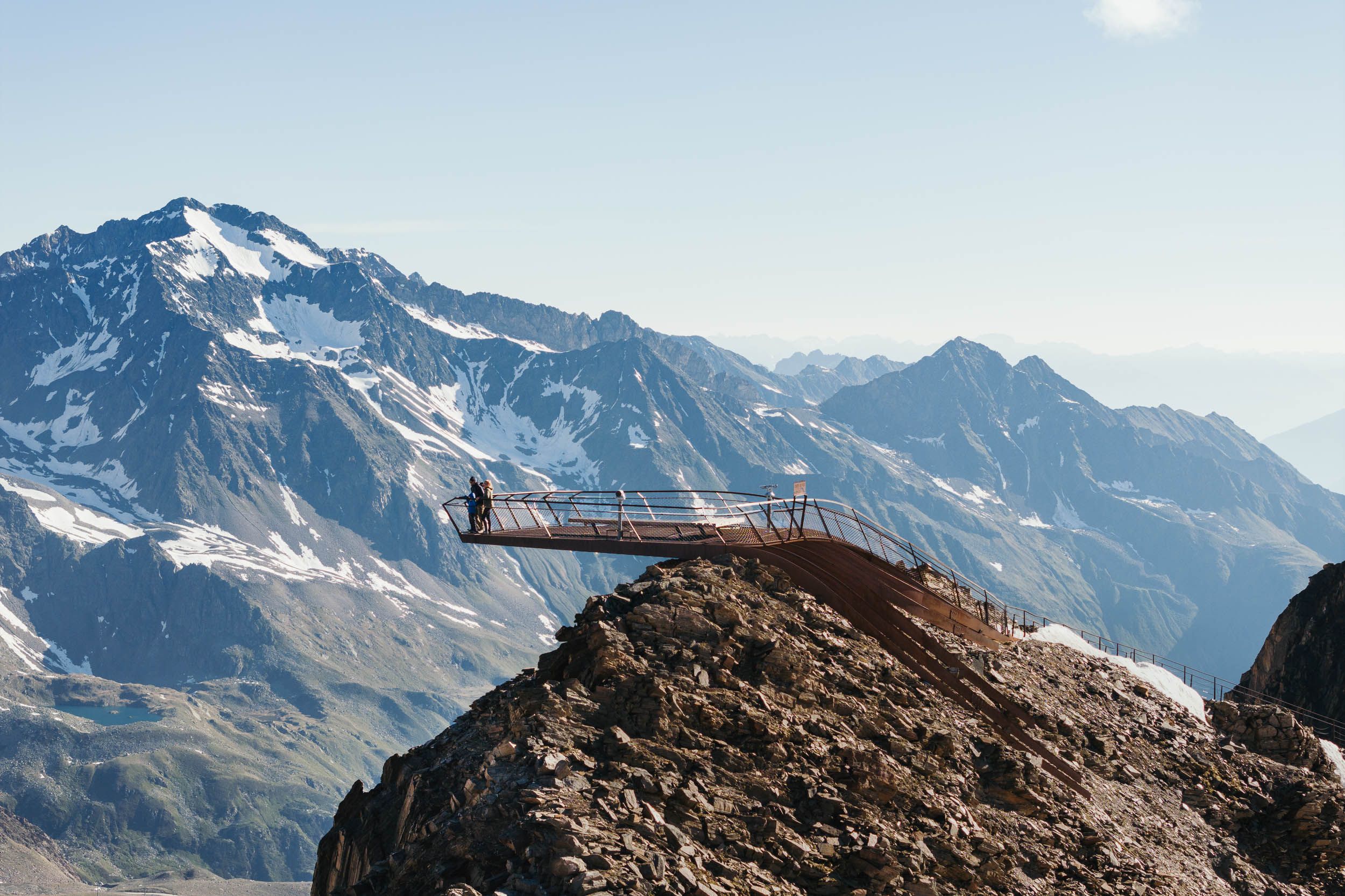 Gipfelplattform im Stubaital 