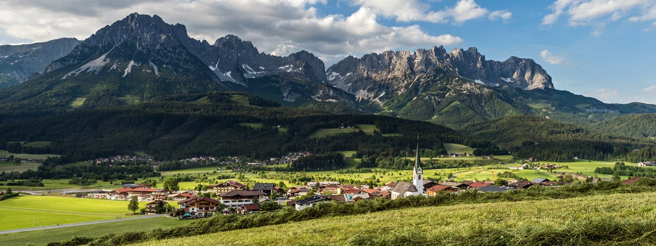 Uitzicht op de Wilder Kaiser bij Ellmau, © Daniel Reiter & Peter von Felbert