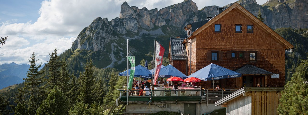 Adelaarsweg etappe 7: Erfurter Hütte, © Tirol Werbung/Jens Schwarz