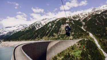 Flying Fox aan het Schlegeis meer, © David Keusch