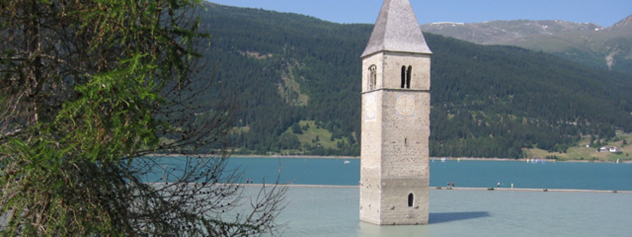 Verzonken kerk in Graun am Reschensee, © Tirol Werbung