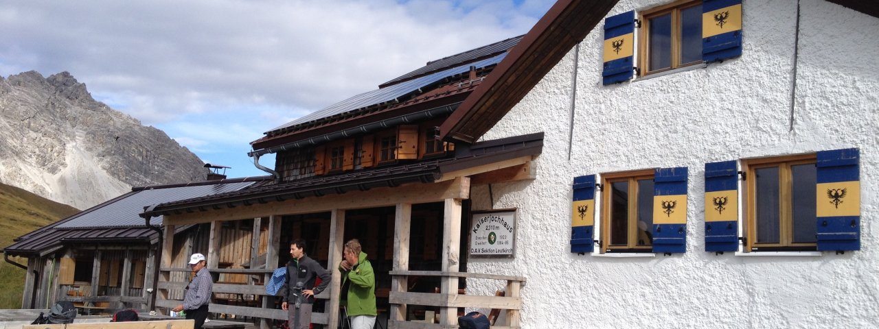 Adelaarsweg etappe 23: Kaiserjochhaus, © Tirol Werbung/Christian Klingler