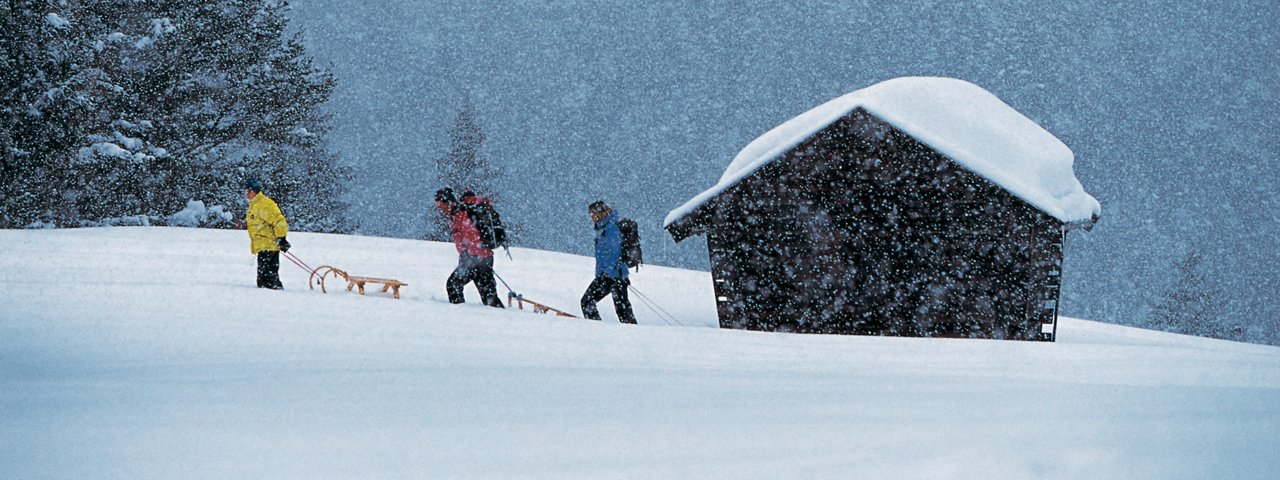 Rodelen in Tirol, © Tirol Werbung / Bernd Ritschel