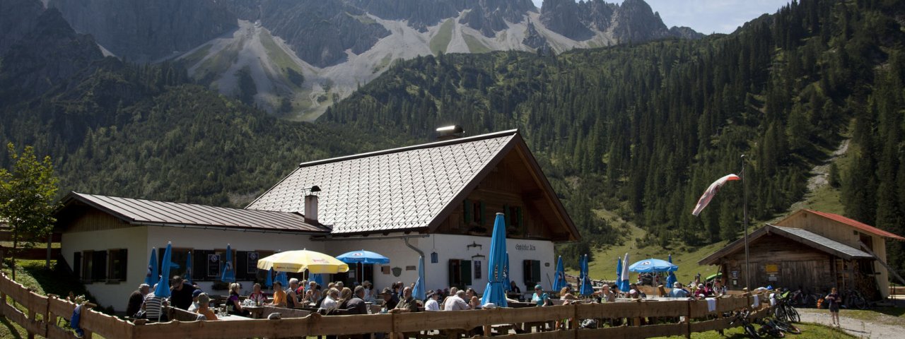 Adelaarsweg etappe 15: Eppzirler Alm, © Tirol Werbung / Kranebitter Klaus